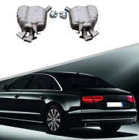 Двойной выхлоп W12 для Audi A8 2011-2014 - нержавейка
