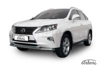 Защита переднего бампера Arbori d57+d57 двойная LEXUS RX-350/RX-270 2012-