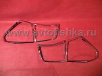 Lexus RX330, 350, 400h (03-08) накладки на задние фонари хромированные, комплект 2 шт.