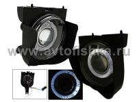 Ford Explorer (99-01), Mazda Tribute (01-04) фары противотуманные линзовые, со светящимися ободками, комплект 2 шт.