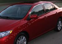 Toyota Corolla (08–/11–) Верхние молдинги стекол, нерж., 4 части