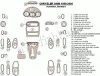 Декоративные накладки салона Chrysler 300M 1999-н.в. Chrysler 300M, АКПП