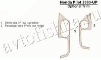 Декоративные накладки салона Honda Pilot 2003-2004 3rd Row Cн.в.holder