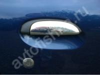 Renault Logan (2005-) накладки на ручки дверей из нержавеющей стали, 4 шт.