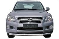 Lexus LX (07–11) Защита переднего бампера 76 мм одинарная