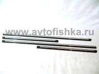 Lexus RX350 (09-) молдинги дверей боковые, с хромированной вставкой, комплект 4 шт.