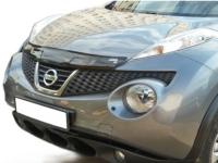 Дефлектор капота темный Nissan Juke 2011-