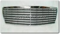 Mercedes S W140 (92-99) решетка радиатора Черная, дизайн "Авангард", вставка без рамки, 13 ламелей