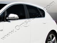 Opel Astra J хэтчбек (10-) накладки на боковые зеркала из нержавеющей стали, комплект 2 шт.