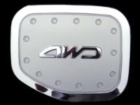 Toyota Land Cruiser Prado 120 (02-10) накладка хромированная на лючок бензобака, пластиковая, 4WD