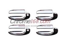 Chevrolet Aveo хэтчбек хромированные декоративные накладки на внешние ручки дверей, комплект 8 шт.