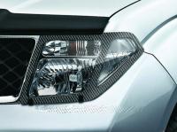 Защита передних фар карбон Nissan Pathfinder, Navara R51 (05-10)