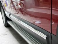 Nissan Qashqai (07-12) хромированные накладки на дверные молдинги, комплект 4 шт.