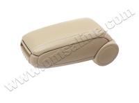Ford Focus (05–10) Подлокотник с боксом, бежевый (Abs - кожзам.)