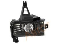 Toyota Land Cruiser 200 (08-) фары противотуманные линзовые черные со светодиодной подсветкой, дизайн "MidWest".