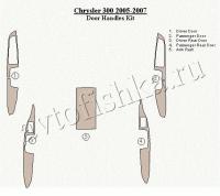 Декоративные накладки салона Chrysler 300 2005-2007 дверные ручки