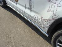 Toyota Highlander (17–) Пороги труба 60,3 мм