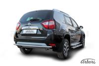 Защита заднего бампера Arbori d42 NISSAN TERRANO 2014-