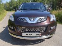 Great Wall Hover H5 (10–) Защита передняя нижняя (овальная длинная) 75х42 мм