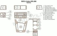 Декоративные накладки салона BMW 3 1999-2002 полный набор