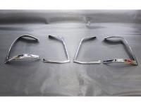 Toyota Land Cruiser 200 (12-15) накладки на задние фонари хромированные, комплект 4 шт.
