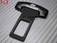 Вставка в замок ремня безопасности с логотипом Hyundai, лакированная