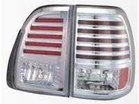 Lexus LX470 (2003-2007) фонари задние, хромированные, тюнинг со светодиодами (Sonar), комплект 2 шт.