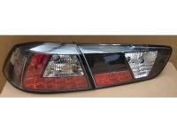 Mitsubishi Lancer 10 (07-) фонари задние светодиодные красно-черные, комплект 2 шт.