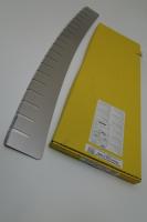 Volkswagen Passat B6 (05-) Combi накладка на задний бампер профилированная с загибом, нержавеющая сталь, к-кт 1шт.