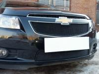 Chevrolet Cruze (09–11) Защита радиатора, чёрная, низ