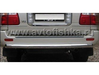 Lexus LX470 защита заднего бампера, труба 63 мм