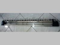 Toyota FJ Cruiser (07-) защита порога, подножка, алюминиевый профиль