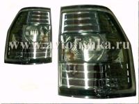 Mitsubishi Pajero 4 (06-) фонари задние тонированные, комплект 2 шт.