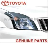 Toyota Land Cruiser Prado 120 (02-) фары передние черные, комплект 2 шт.