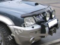 Дефлектор капота темный Mitsubishi L200 2001-2006