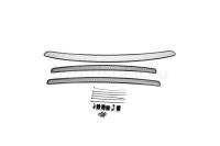 Сетка на бампер внешняя для TOYOTA RAV 4 2015->, 3 шт., черн., 15 мм, для автомобилей без камеры