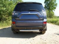 Mitsubishi Outlander (10–12) Защита задняя (центральная) 60,3 мм