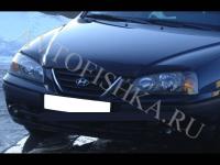 Дефлектор капота темный Hyundai Elantra 2003-2006