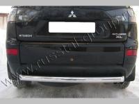 Mitsubishi Outlander XL (05-09) защита заднего бампера, труба 70 мм