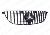 Mercedes-Benz GLE-Klasse W166 2015 - 2018 Решетка радиатора Panamerica черная на бампер 6.3 AMG