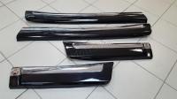 Toyota Land Cruiser 200, Lexus LX570 (08-15) молдинги (накладки) на двери, черные хром, Оригинал