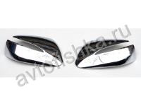 Hyundai Santa Fe (2012-) хромированные накладки на дверные зеркала