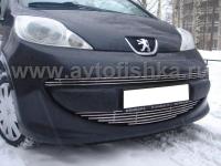 Peugeot 107 (05-) накладка на решетку бампера