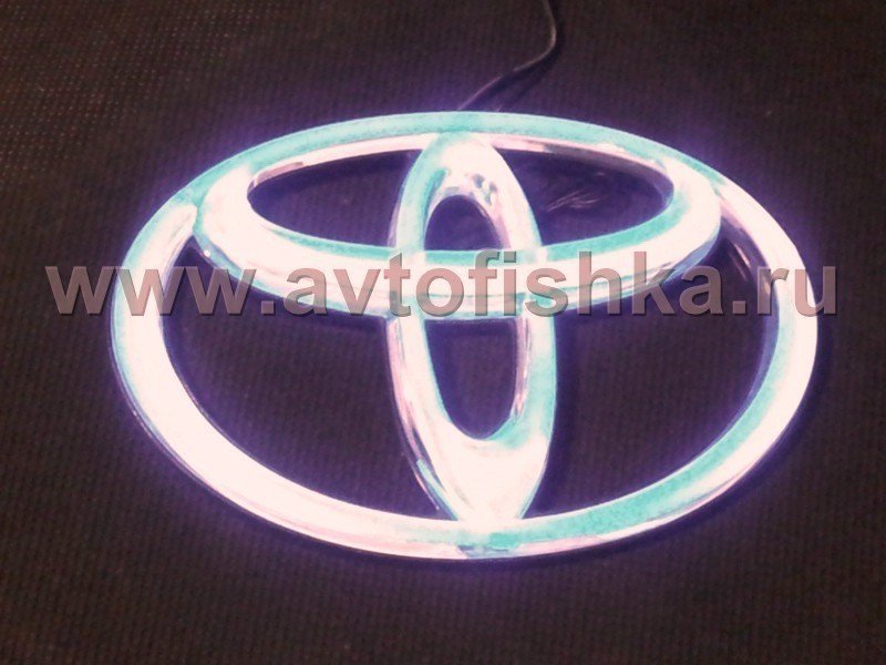 Светящаяся эмблема для Hyundai Elantra/Sonata Белый-Красный