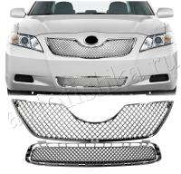 Toyota Camry V40 (06-09) решетка радиатора и бампера хромированная пластиковая, дизайн "BENTLEY"