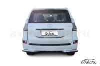 Защита заднего бампера "уголки" Arbori d76 LEXUS GX-460 2013-