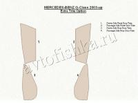 Декоративные накладки салона Mercedes Benz G Class 2002-н.в. Extra двери Pieces, Соответствие OEM, 4 элементов.