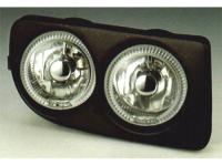 Toyota Land Cruiser 100 фары противотуманные двойные в корпусе, со светящимися ободками, комплект 2 шт.