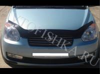Дефлектор капота темный Hyundai Accent 2003-2006