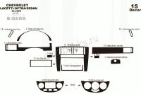 Декоративные накладки салона Chevrolet Lacetti Sedan (J200) '2004-2014